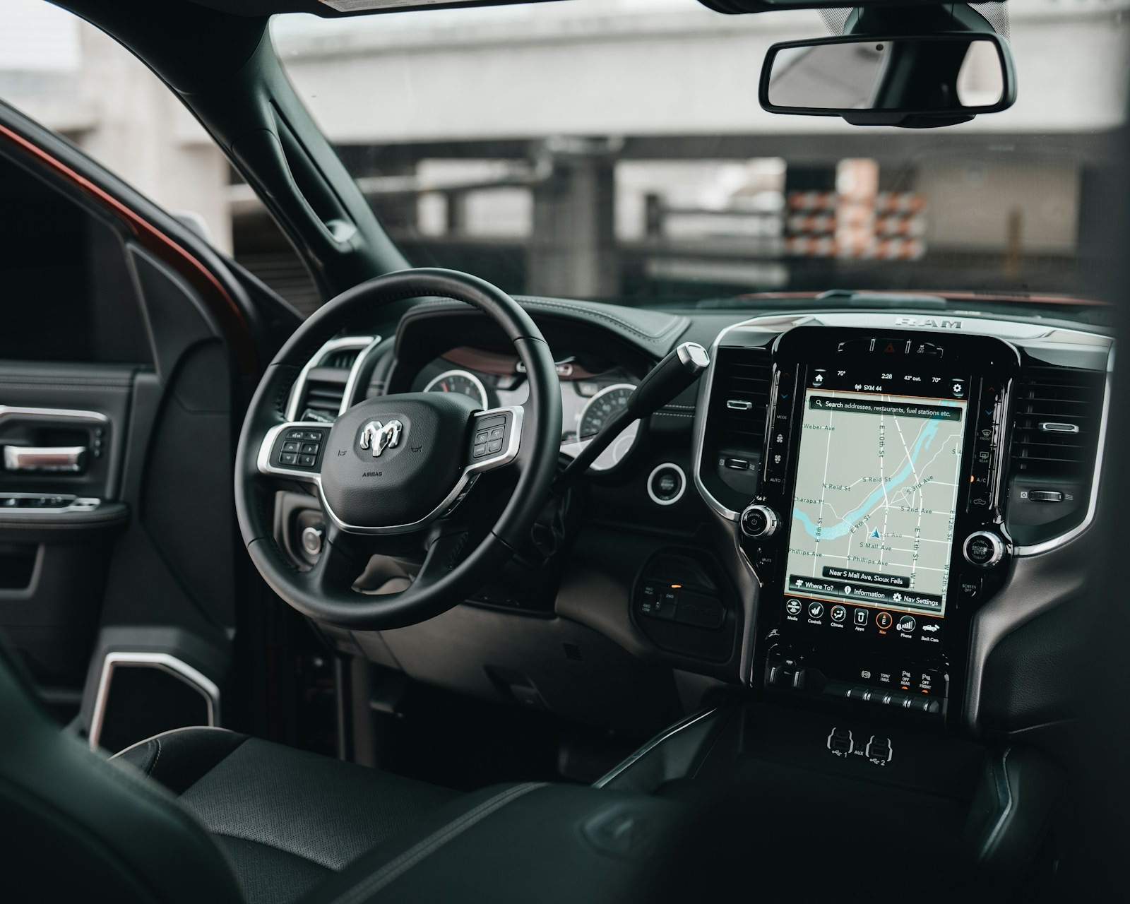 Spotless interior dashboard after full-service detail